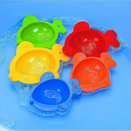 Bathtime Play Set – Nesting Cups, Boats, Sailors & Fish Bath Toy Set