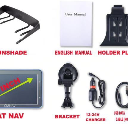 7" CMNAV TRAFFIC Camper (LIVE TRAFFIC, ANDROID, Wi-Fi)