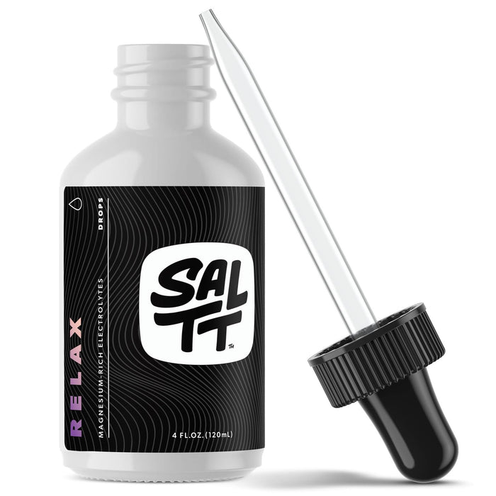 SALTT Relax Magnesium Drops - Ionic Magnesium Chloride + Electrolytes - 120ml