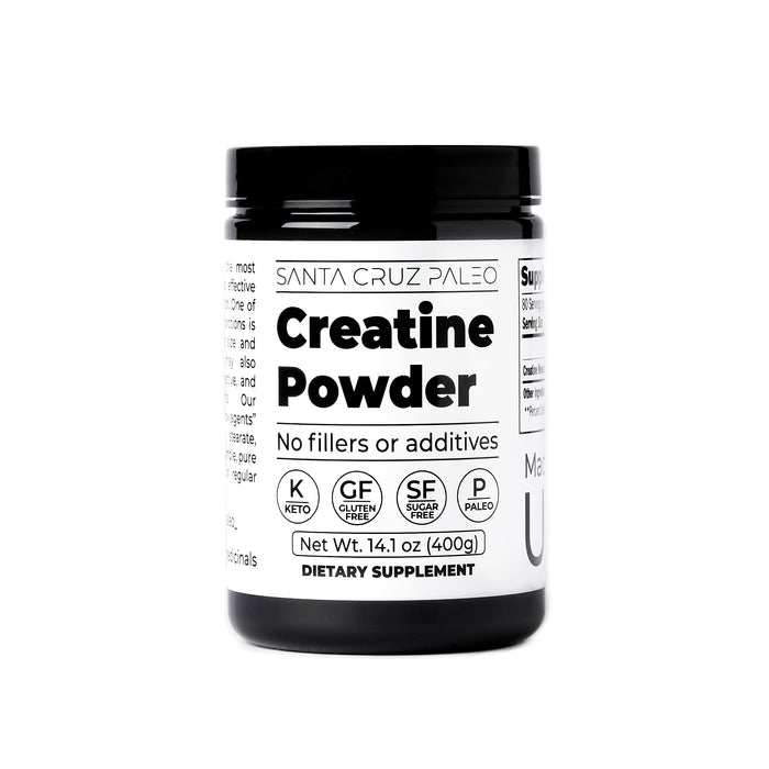 Santa Cruz Paleo Creatine Monohydrate Powder – Unflavored, 80 Servings, 400 g