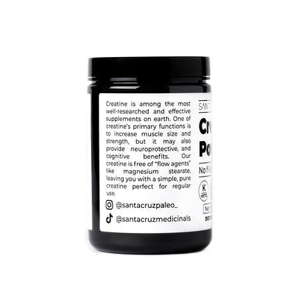 Santa Cruz Paleo Creatine Monohydrate Powder – Unflavored, 80 Servings, 400 g