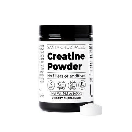 Santa Cruz Paleo Creatine Monohydrate Powder – Unflavored, 80 Servings, 400 g