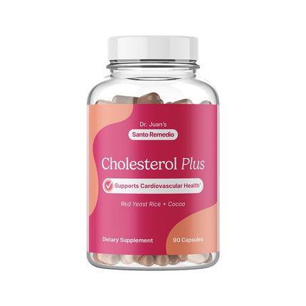 Santo Remedio Cholesterol Plus – Red Yeast Rice & Cocoa Supplement