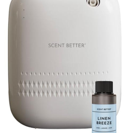 SB SCENT BETTER Scent Better Pro Diffuser – Smart Bluetooth, Waterless Nebulizing (White)