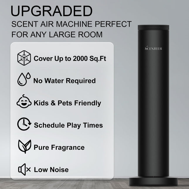Wireless Hotel Scent Diffuser with App Bluetooth Control for Large Rooms | SCENTEER