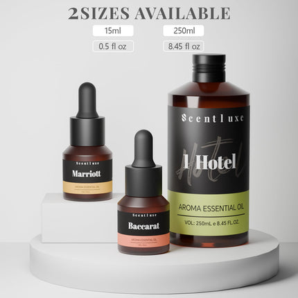 F' Hotel Essential Oils for Aromatherapy Diffusers | Scentluxe – Premium 15 mL Fragrance Oil Inspired by Four Seasons Hotel Scents