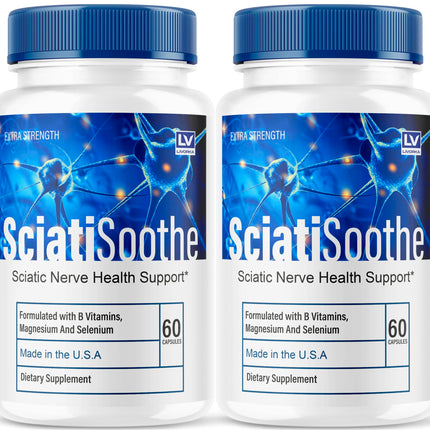 2-Pack SciatiSoothe Capsules | Official SciatiSoothe Sciatica Support