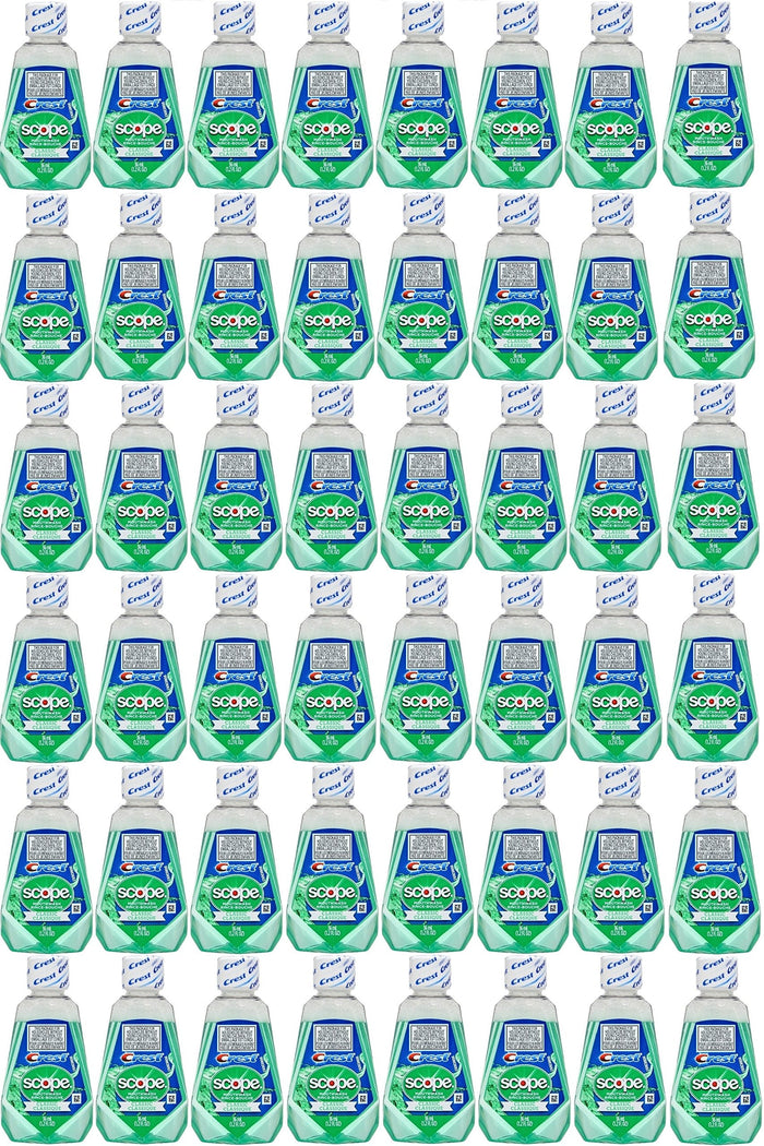 Scope Travel Size Mouthwash Classic Original Mint 1.2 oz (48 Pack)