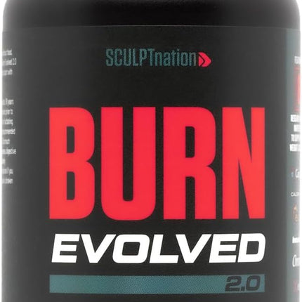 Sculpt Nation Burn Thermogenic Fat Burner for Men & Women – Daytime Metabolism Booster | Capsimax, Chromax, Patented Ingredients | 60 Veggie Pills