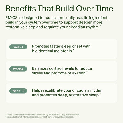 Seed PM-02 Sleep + Restore - Melatonin + Ashwagandha Sleep Aid (30-Day, Vegan)