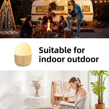 SEEDSEEL 150ML Rechargeable Essential Oil Diffuser – Cordless Aromatherapy with 7 LED Colors