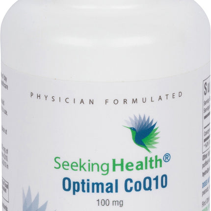 Seeking Health Optimal CoQ10 100 mg Coenzyme Q10 Supplement – Energy & Heart Health, Vegetarian (60 Capsules)