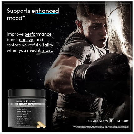 Formulation Factory Self Obsessed - 10-in-1 Masculinity Maximizer, 180 Count (Pack of 3)