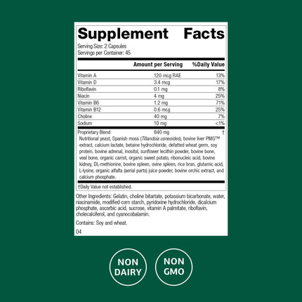 Standard Process Senaplex - Nervous System Support, Brain Health | 90 Capsules