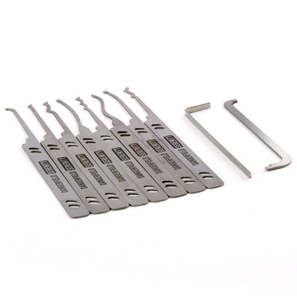 SERENITY Beginners Lock Pick Set + Leather Wallet