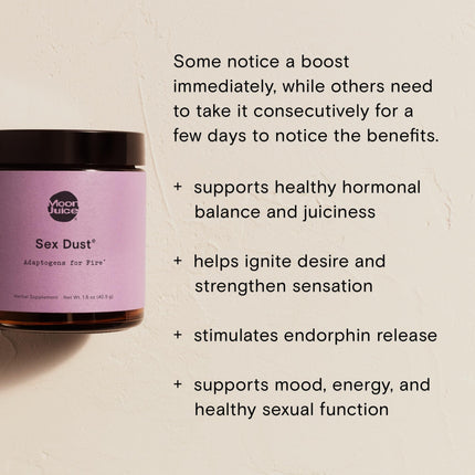 Sex Dust by Moon Juice | Adaptogen Powder for Balance & Mood | 14 Servings