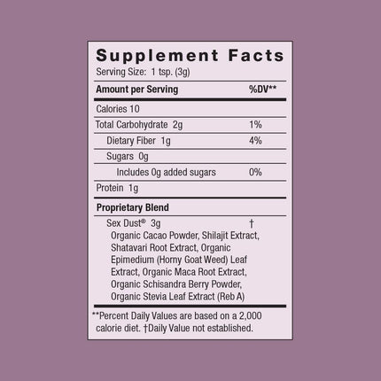 Sex Dust by Moon Juice | Adaptogen Powder for Balance & Mood | 14 Servings