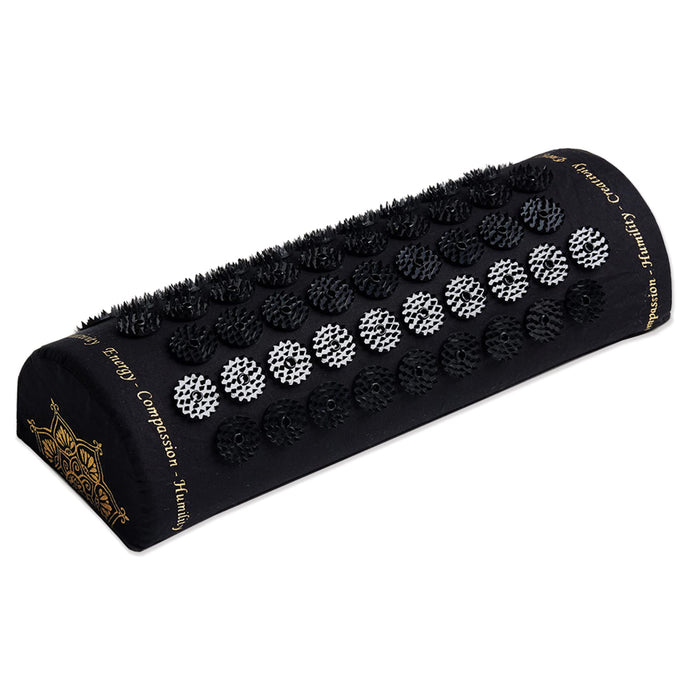 ShaktiMat Classic Acupressure Pillow – Level 1 Black, 2,370 Signature Spikes