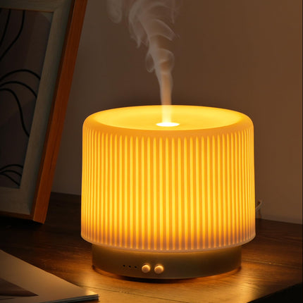 280ml Ceramic Essential Oil Diffuser – Ultrasonic Cool Mist, Auto Shut-Off, Quiet Sleep