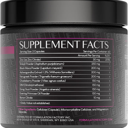 Formulation Factory She's Obsessed: 10-in-1 Hormone Balance Maximizer – 240 Count (Pack of 2)