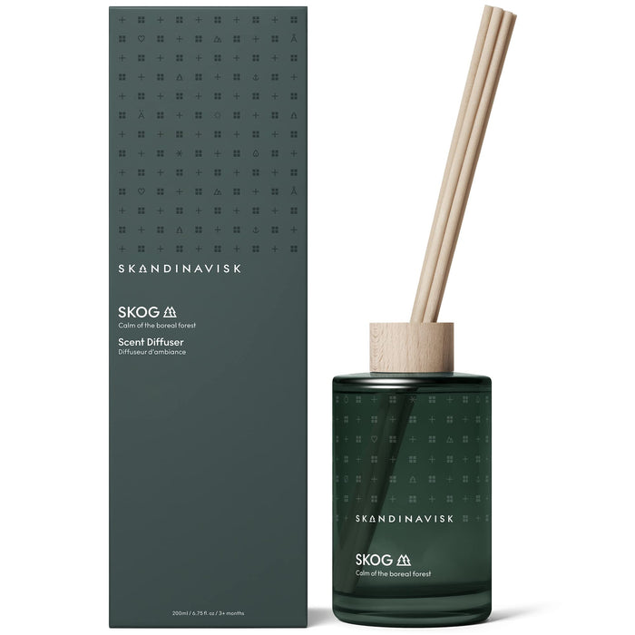 Skandinavisk Skog Forest Diffuser – 8 Reeds, 3 Months, Pine & Birch 6.75 fl oz