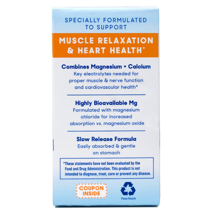 Slow-Mag Magnesium Chloride and Calcium, 60 Tablets Each (Value Pack of 3)