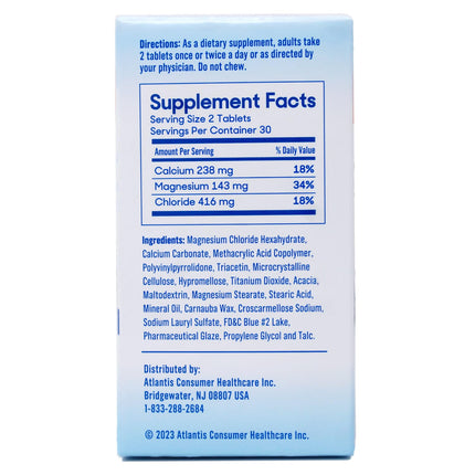 Slow-Mag Magnesium Chloride and Calcium, 60 Tablets Each (Value Pack of 3)