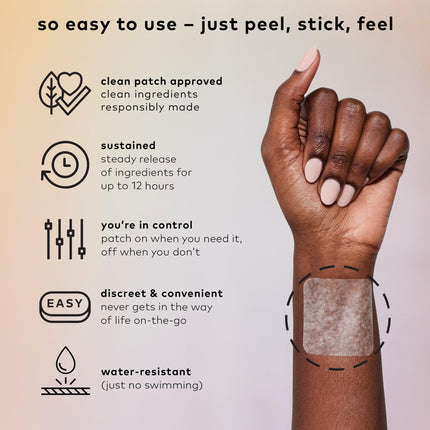 Slumber Sleep Patch by The Good Patch — Melatonin-Free, Sustained Release, Plant-Powered Wellness (24 Patches)