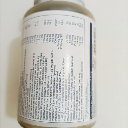 SOLARAY Liposomal Multivitamin for Men & Women – High Potency, Enhanced Absorption, 60 VegCaps
