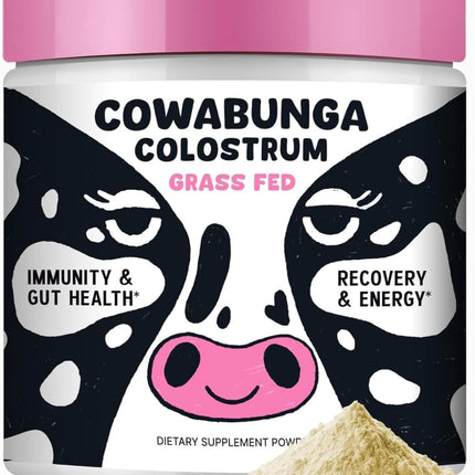 SonoHealth Cowabunga Colostrum Powder – Pure, Unaltered Colostrum for Immune & Gut Support