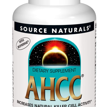 Source Naturals AHCC with Bioperine 500 mg - 60 Capsules | Immune Support