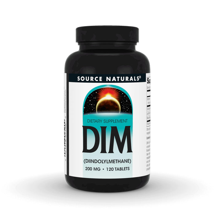 Source Naturals DIM 200 mg with BioPerine – 120 Tablets