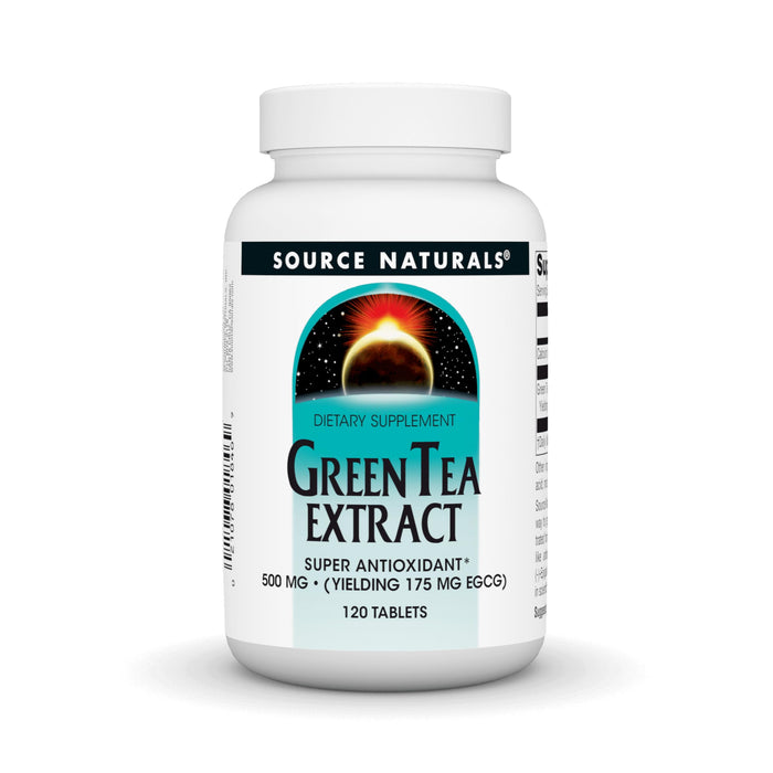 Source Naturals Green Tea Extract - 500 mg (175 mg EGCG) - 120 Tablets