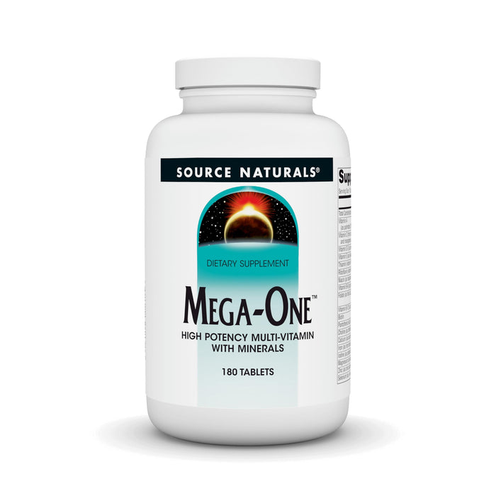 Source Naturals Mega-One Multi-Vitamin with Minerals - 180 Tablets