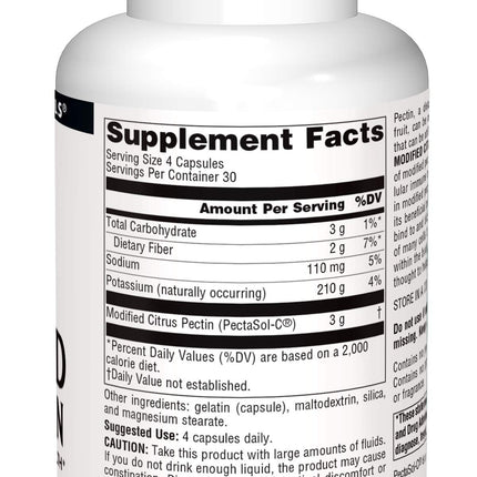 Source Naturals PectImmune: Modified Citrus Pectin for Cellular Immune Health, 750 mg, 120 capsules