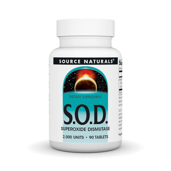 Source Naturals S-O-D Superoxide Dismutase – Dietary Supplement 90 Tablets