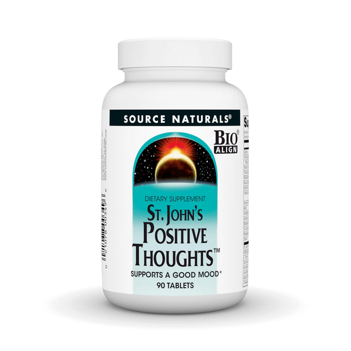 Source Naturals St. John's Positive Thoughts – Mood Support, 90 Tablets