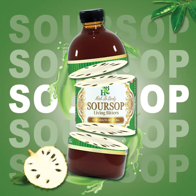Organic Soursop Living Bitters  - Wellness Blend 500ml