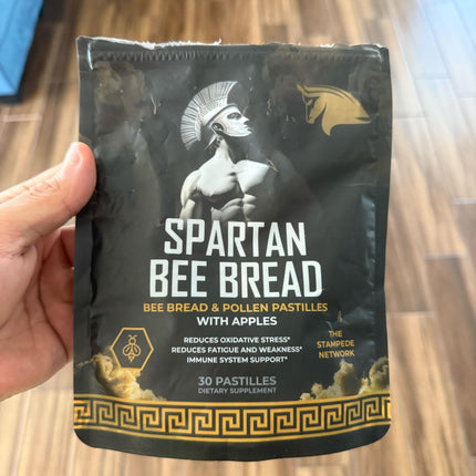 Spartan Bee Bread Chewables by The Stampede Network | Raw Organic Bee Bread Multivitamin