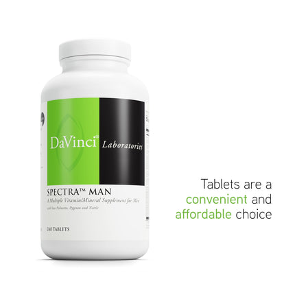 DAVINCI Labs Spectra Man - Immune Support & Men's Health Dietary Supplement, 240 Tablets