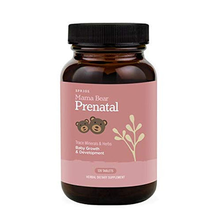 Sprigs Mama Bear Prenatal Vitamins - Organic Capsule, 120 Tablets