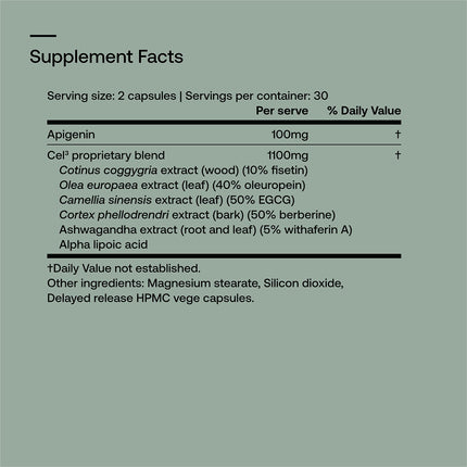 SRW Cel³ Renewal 60 Capsules | Stem Cell Support for Youthful Aging