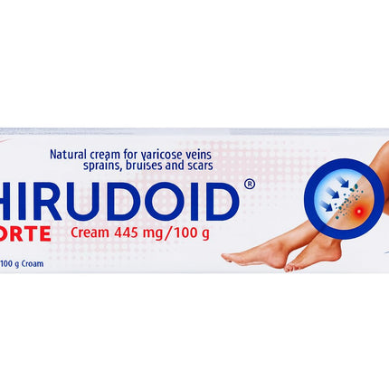 HiruCream Forte 100 g – Veins, Bruises, Scars & Sprains | Made in Germany | STADA