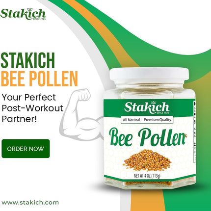 Stakich Bee Pollen Granules – 5 Pound, Pure & All-Natural