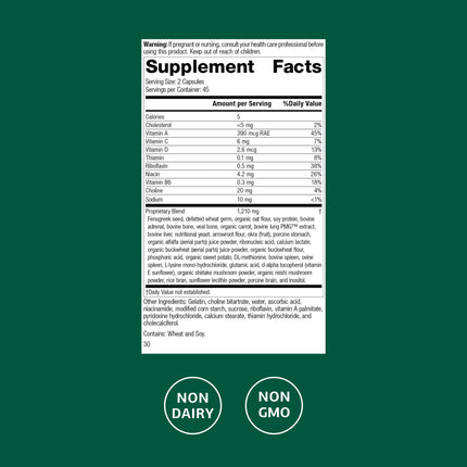 Standard Process Emphaplex | Respiratory Support & Cellular Energy – 90 Capsules (45 Servings)