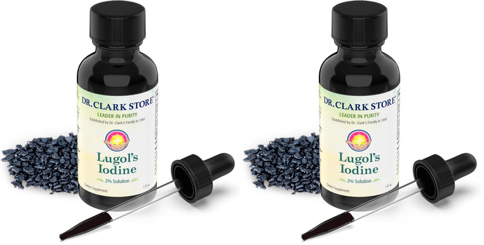 Stomach Saver Lugol’s Iodine 2% 1 oz (Pack of 2) – Dr Clark Store