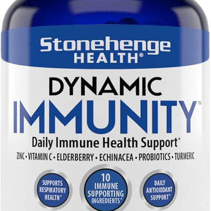 Stonehenge Health Dynamic Immunity – 10-in-1 Immune Support, 60 Capsules