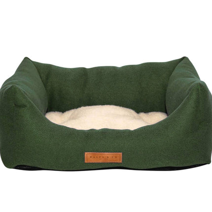 THE RICHMOND | LUXURY GREEN BOLSTER DOG BED