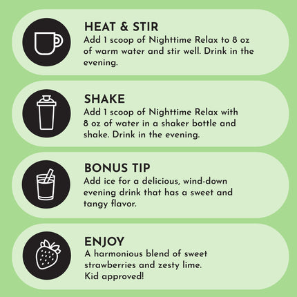Strawberry Limeade Nighttime Relax