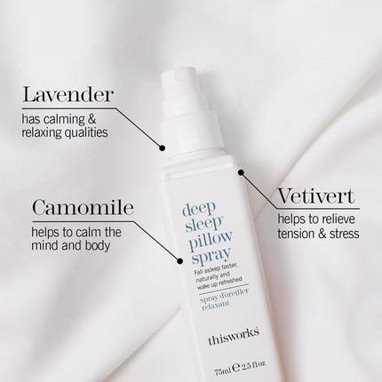 This Works Deep Sleep Pillow Talk Set – Lavender & Vetivert Duo